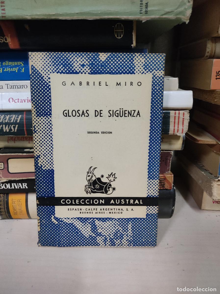 Libros: GLOSAS DE SIGUENZA GABRIEL MIRO - Foto 1