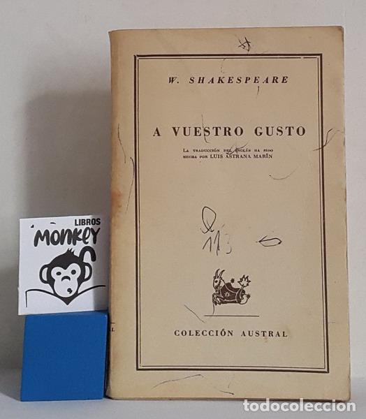 Libros: A vuestro gusto - William Shakespeare - Foto 1