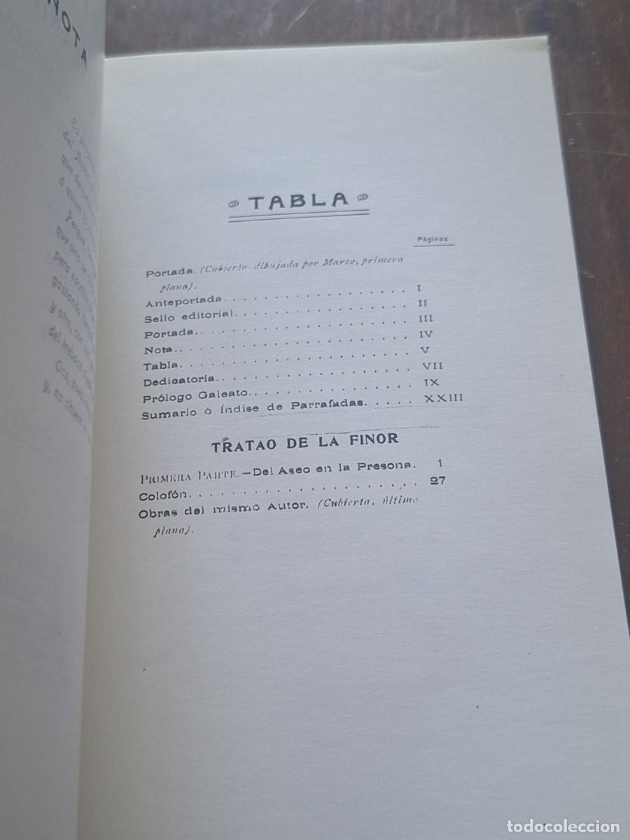 Libros: Tratado de la finor . - Foto 6