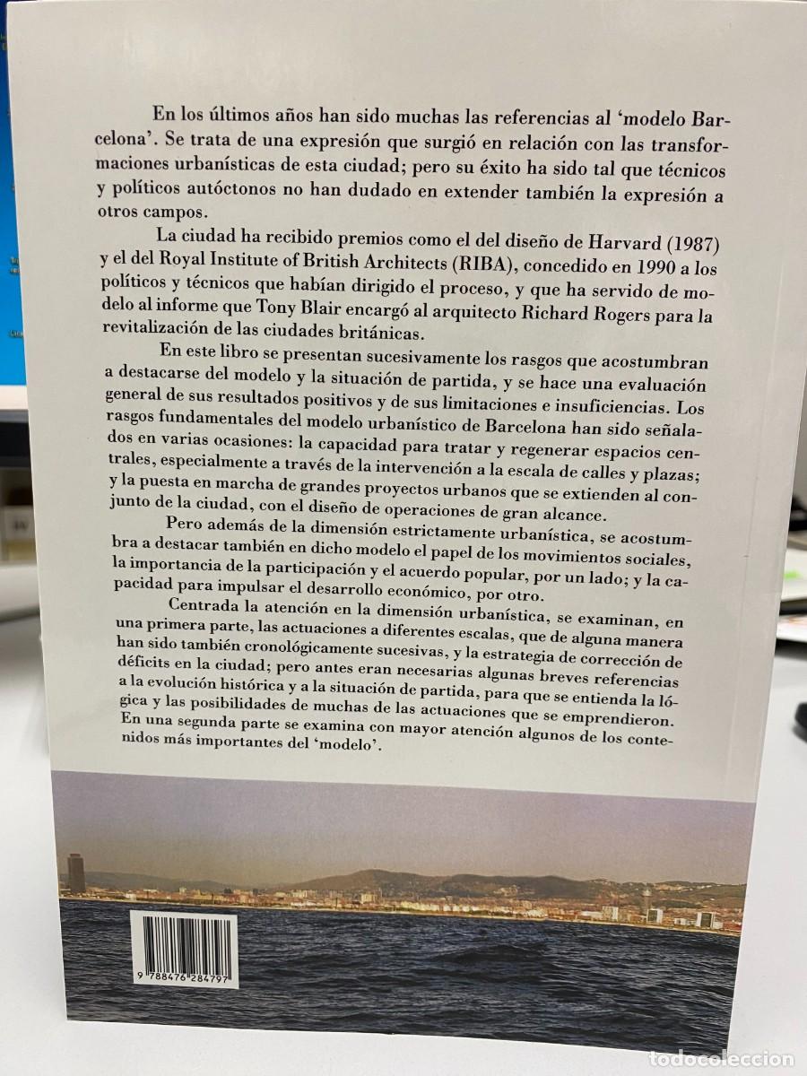 Libros: El modelo Barcelona - Horacio Capel - Ediciones del Serbal, 2019 - Foto 2