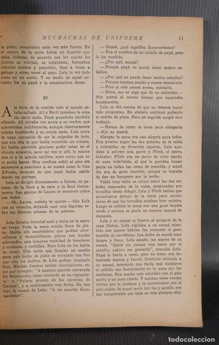 Libros: Muchachas de uniforme - Christa Winsloe - Ed. Juventud - Foto 7