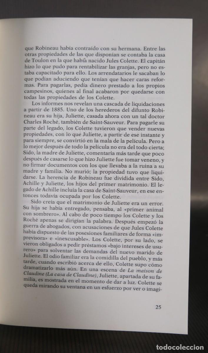 Libros: Colette Una vida - Herbert Lottman - Ed. Circe, 1992 - Foto 7