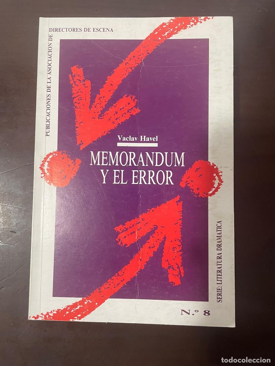 Libros: Memorandum Y El Error - V&aacute;clav Havel - Foto 1