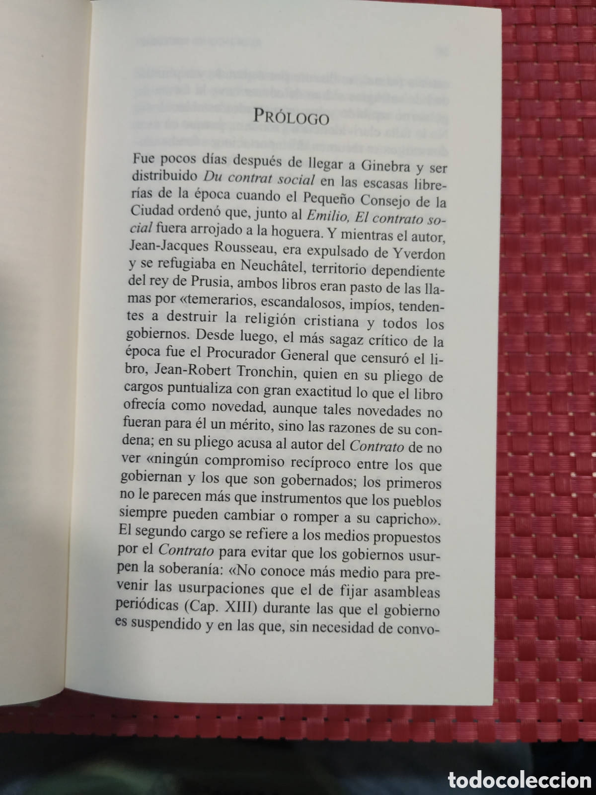 Libros: Rousseau. El contrato social Emilio - Foto 4
