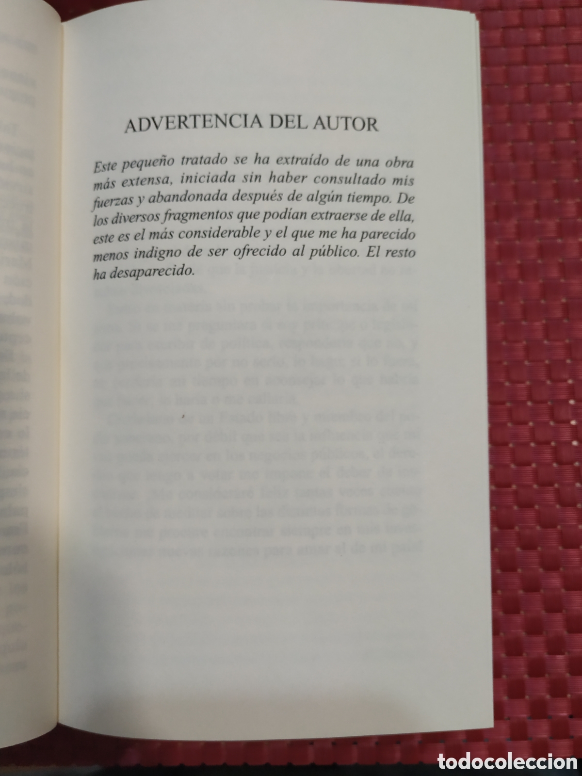 Libros: Rousseau. El contrato social Emilio - Foto 5