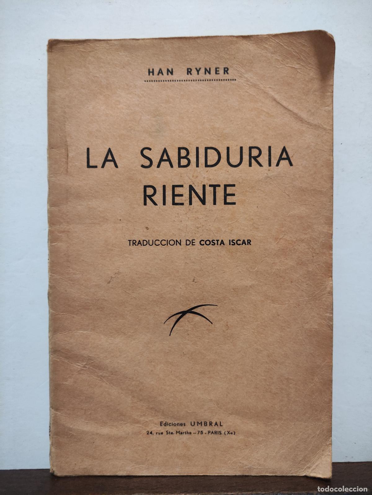 Libros: LA SABIDURIA RIENTE - HAN RYNER - Foto 1