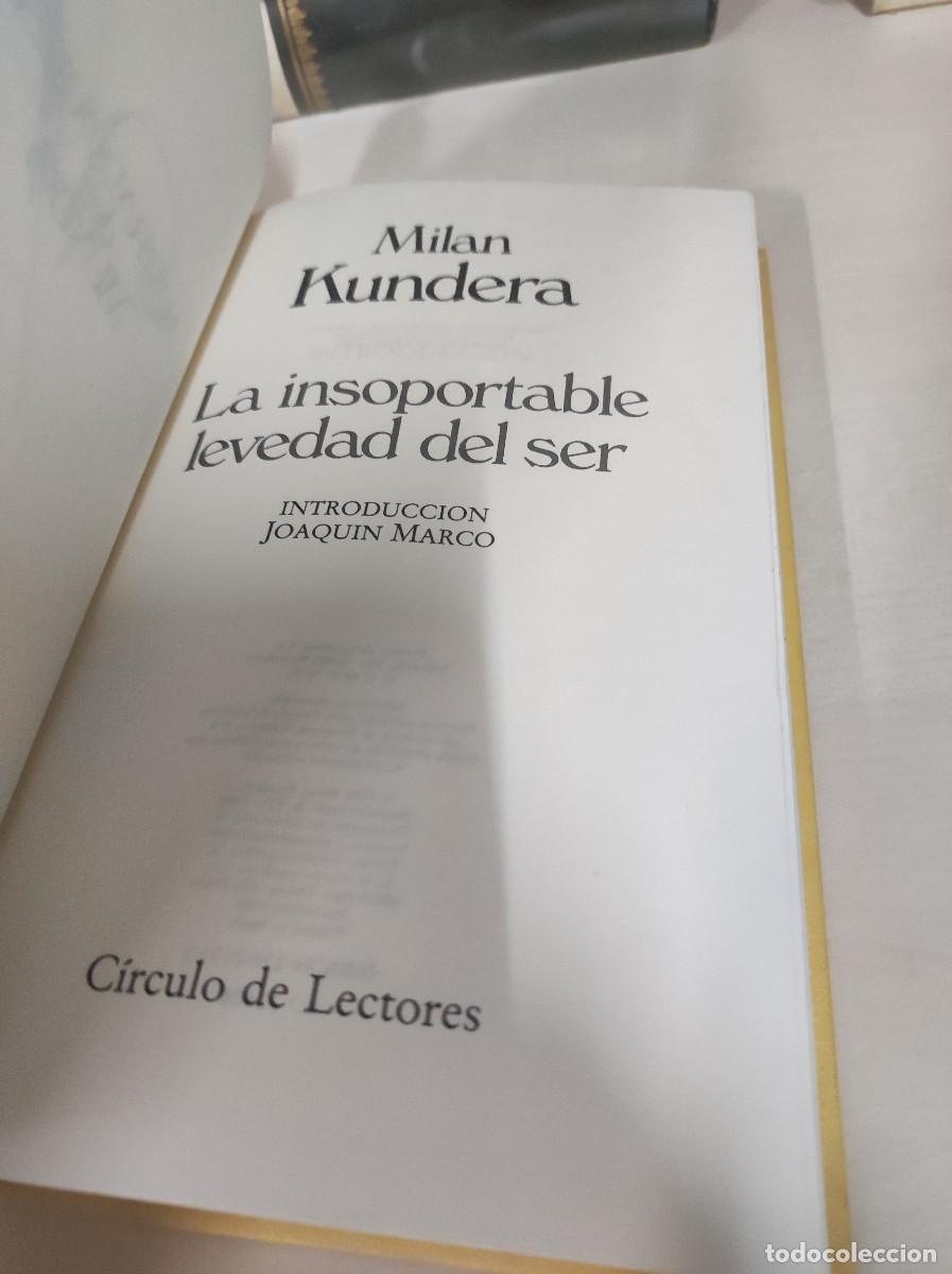 Libros: LA INSOPORTABLE LEVEDAD DEL SER MILAN KUNDERA - Foto 2