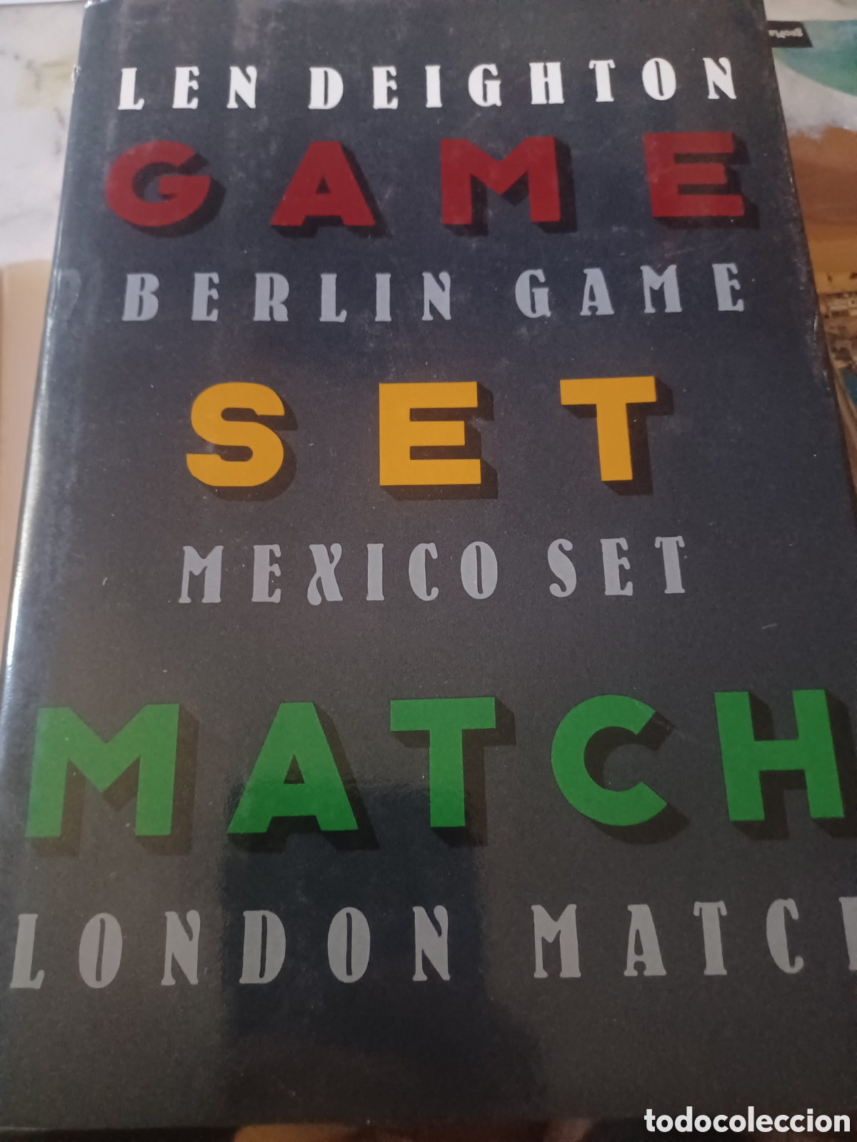 Libros: Barybook C65. . . Game set Match Len Deighton Berl&iacute;n game M&eacute;xico set - Foto 1