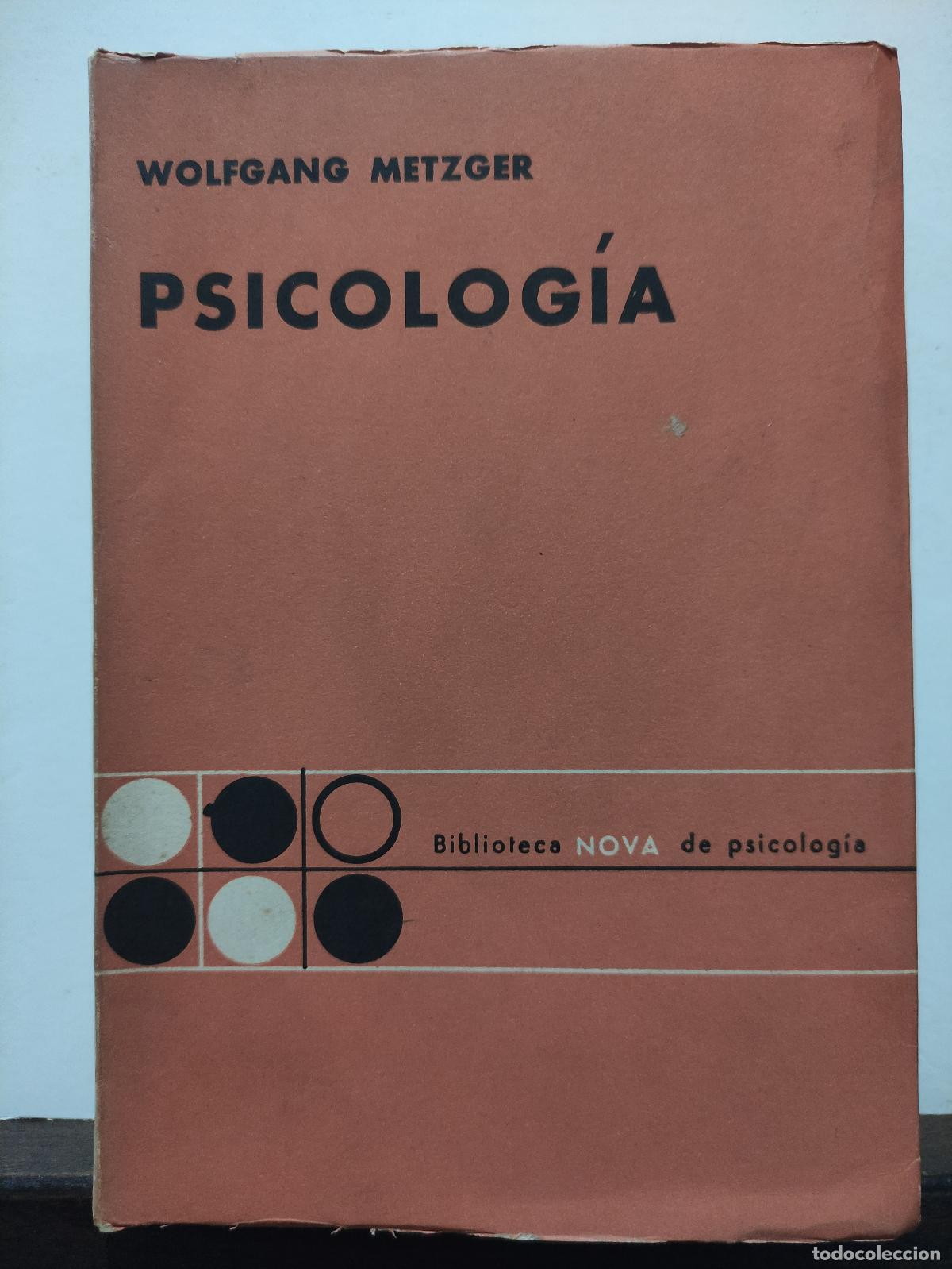 Libros: PSICOLOGIA - WOLFGANG METZGER - Foto 1