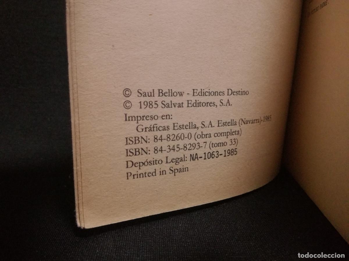 Libros: LIBRO - LAS MEMORIAS DE MOSBY - SAUL BELLOW - Foto 3