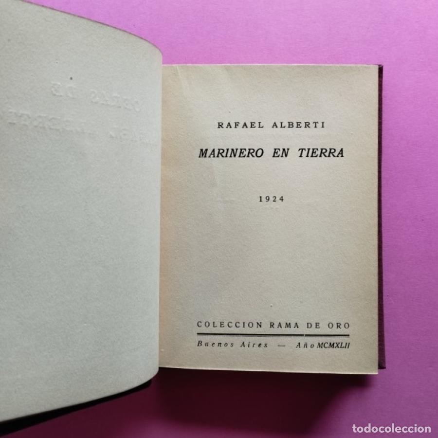 Libros: MARINERO EN TIERRA. 1924. - ALBERTI, Rafael. - Foto 2