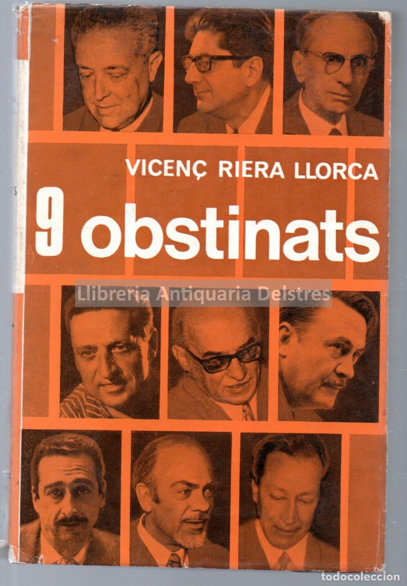 Libros: Riera Llorca, Vicen&ccedil;. - 9 obstintats. - Foto 1