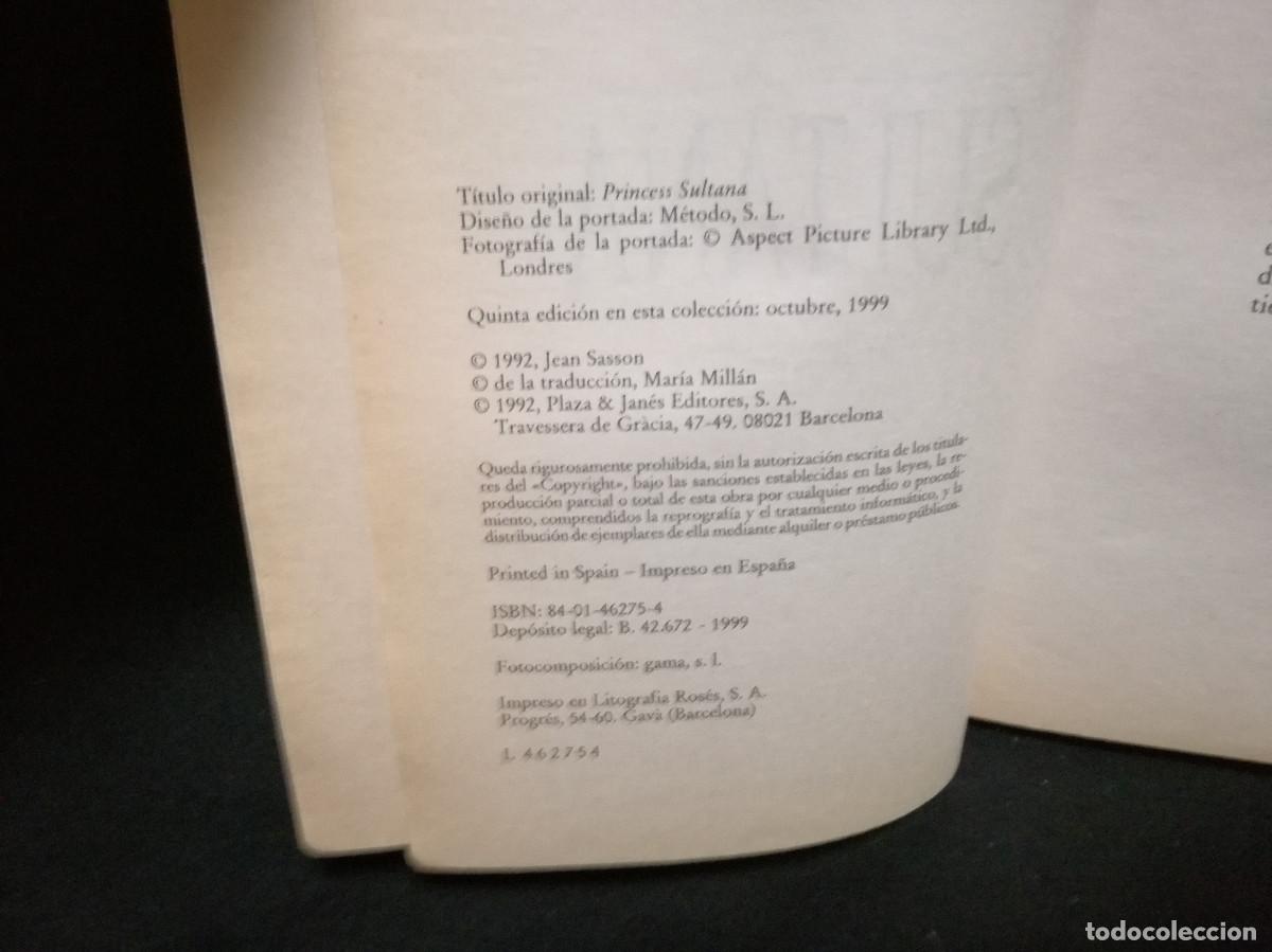 Libros: LIBRO - SULTANA - JEAN SASSON - Foto 2