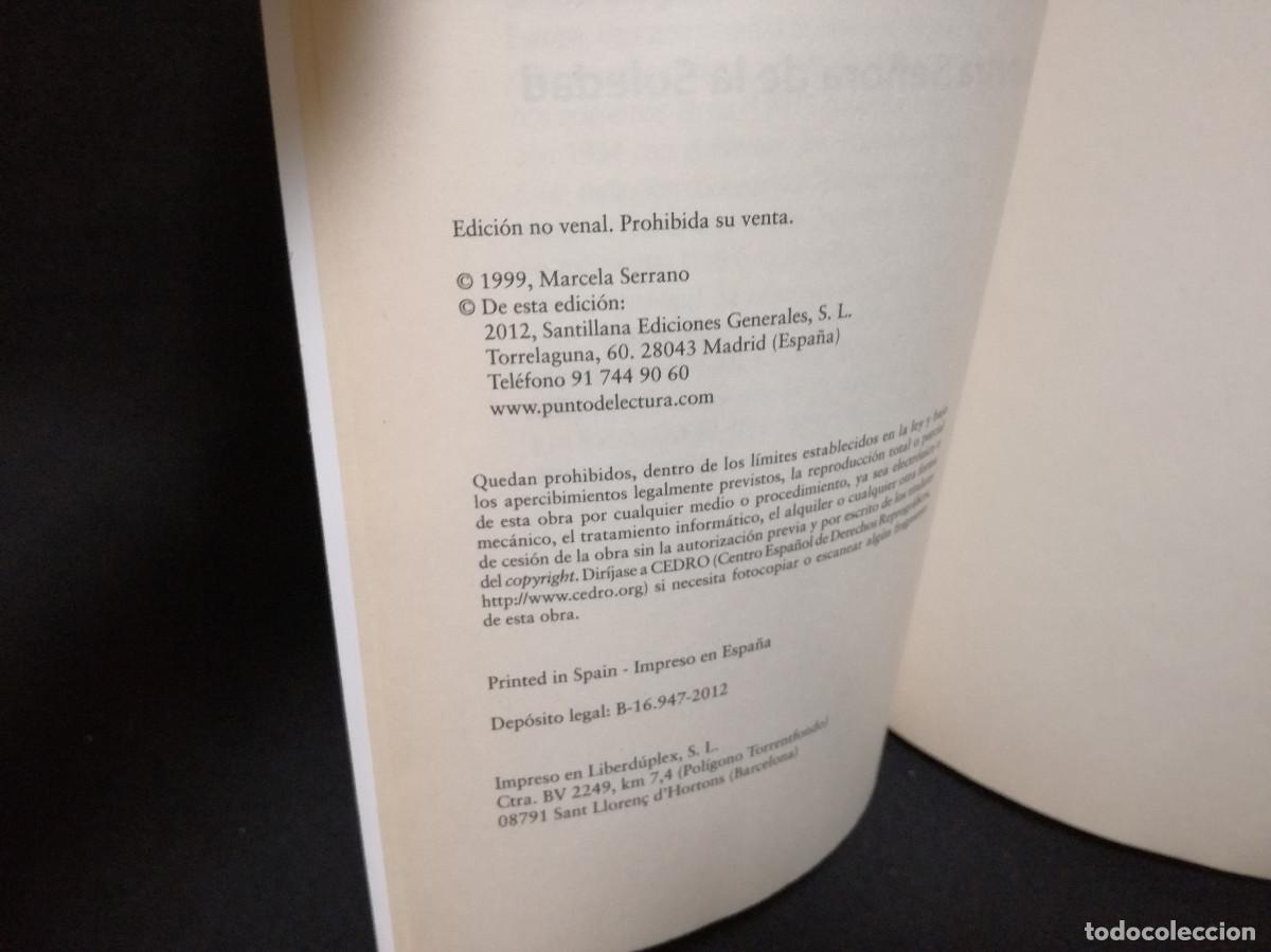 Libros: LIBRO - NUESTRA SE&Ntilde;ORA LA SOLEDAD - MARCELA SERRANO - Foto 2