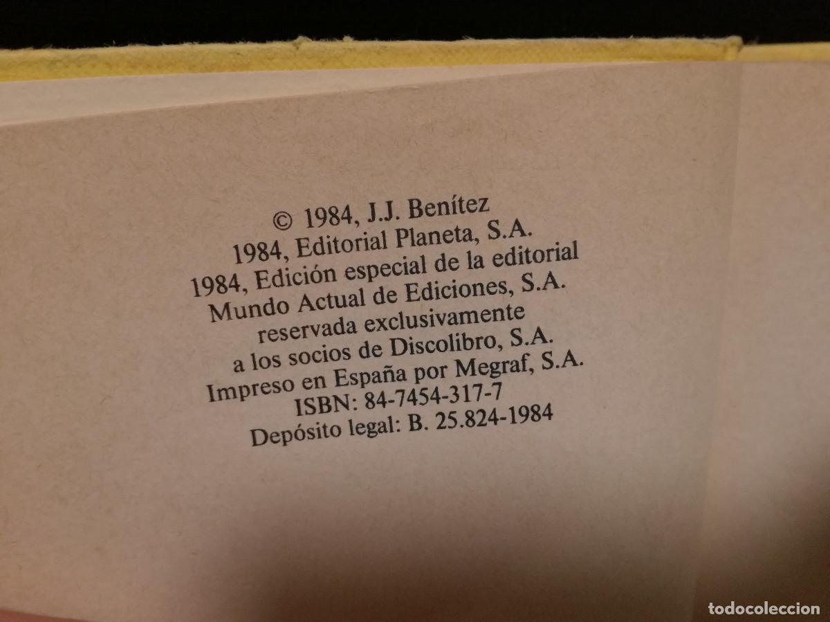 Libros: LIBRO - CABALLO DE TROLLA - J. J. BENITEZ 1984 - Foto 2