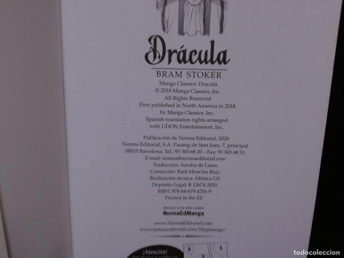 Libros: LIBRO - DRACULA - BRAM STOKER - CLASICOS MANGA - NORMA EDITORIAL - Foto 2