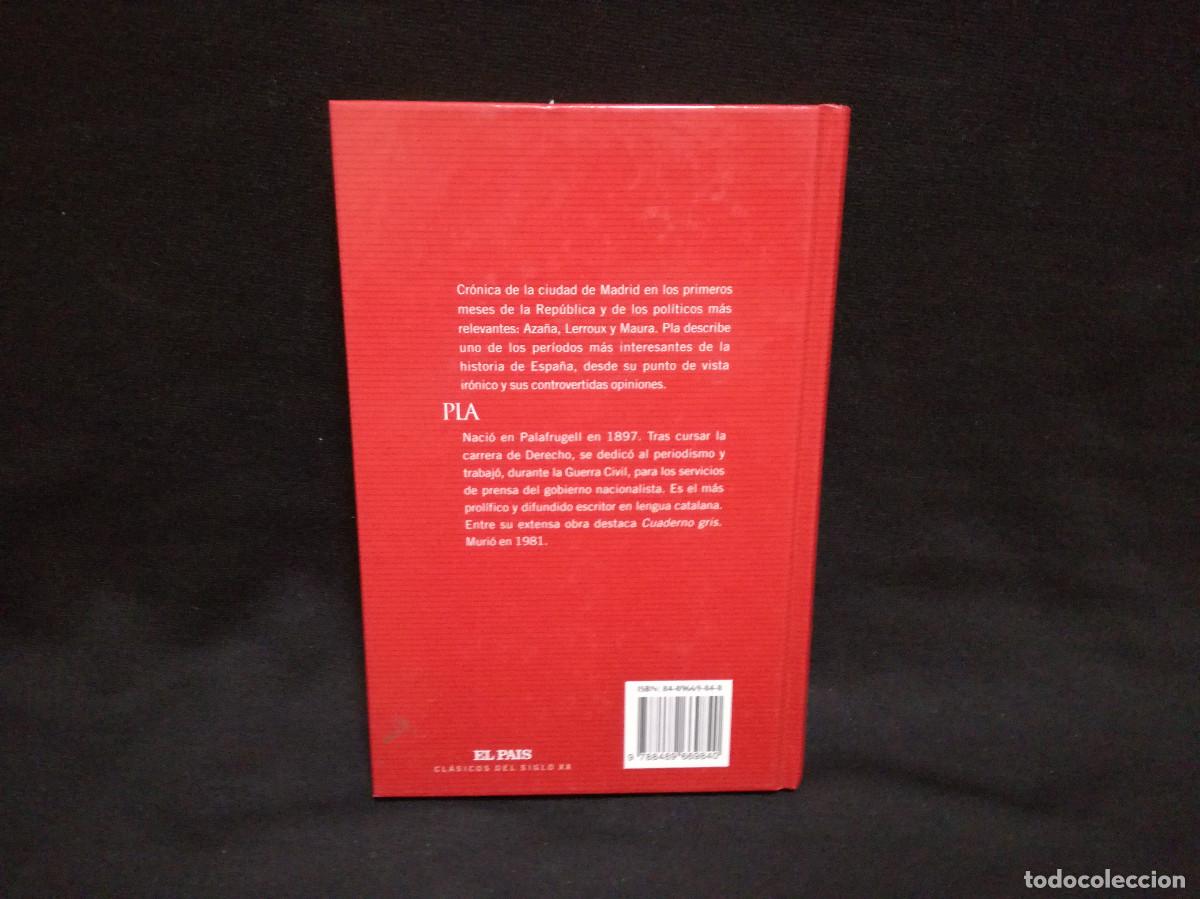 Libros: LIBRO - MADRID, EL ADVENIMIENTO DE LA REPUBLICA - JOSEP PLA - Foto 3
