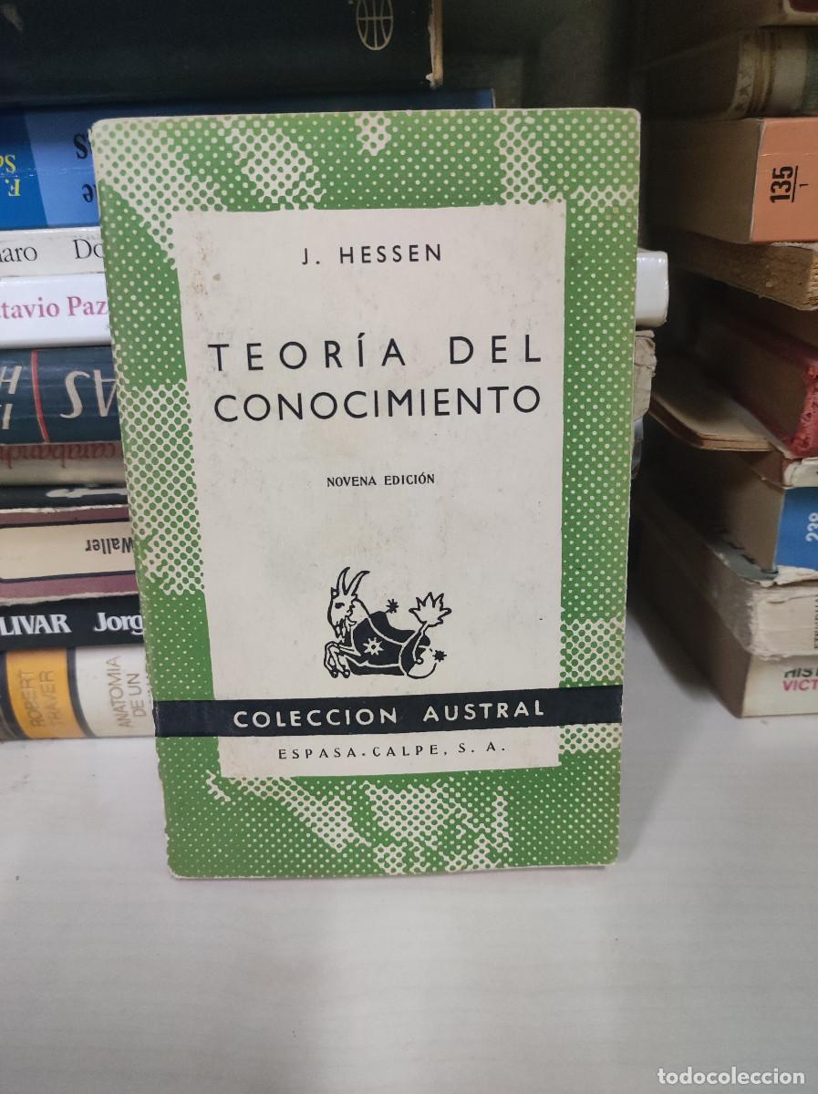books: TEORIA DEL CONOCIMIENTO HESSEN