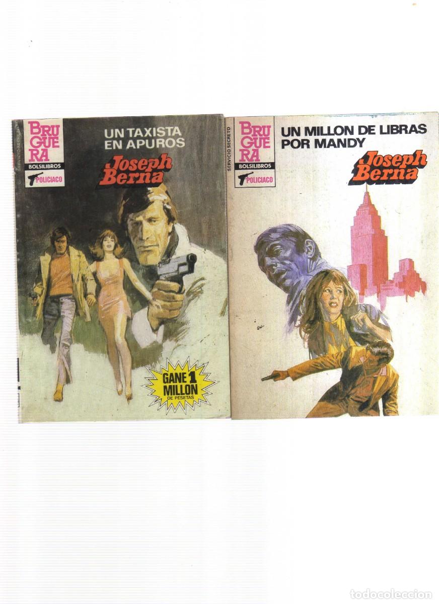 Libros: LOTE DE 6 EJEMPLARES DE BRUGUERA POLICIACO - Foto 2