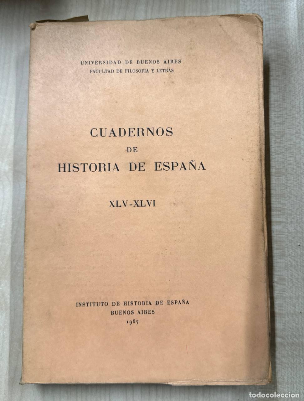 Libros: CUADERNOS DE HISTORIA DE ESPA&Ntilde;A XLV-XLVI - Foto 1