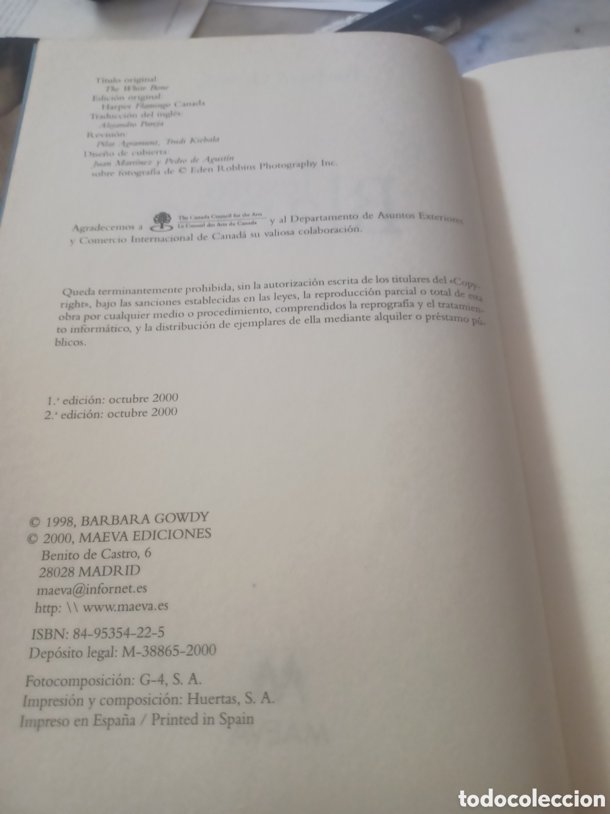 Libros: Barybook C45. El tesoro blanco Barbara gowdy maeva - Foto 4
