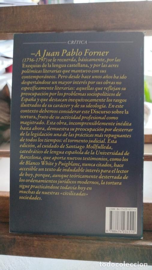Libros: Discurso Sobre La Tortura - Forner, Juan Pablo - Foto 2