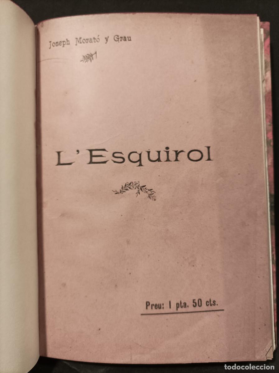 Libros: MORATO Y GRAU, Joseph.- - LEsquirol. - Foto 1