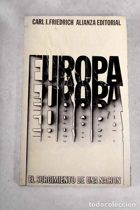 books: Europa: el surgimiento de una nación.- Friedrich, Carl J.