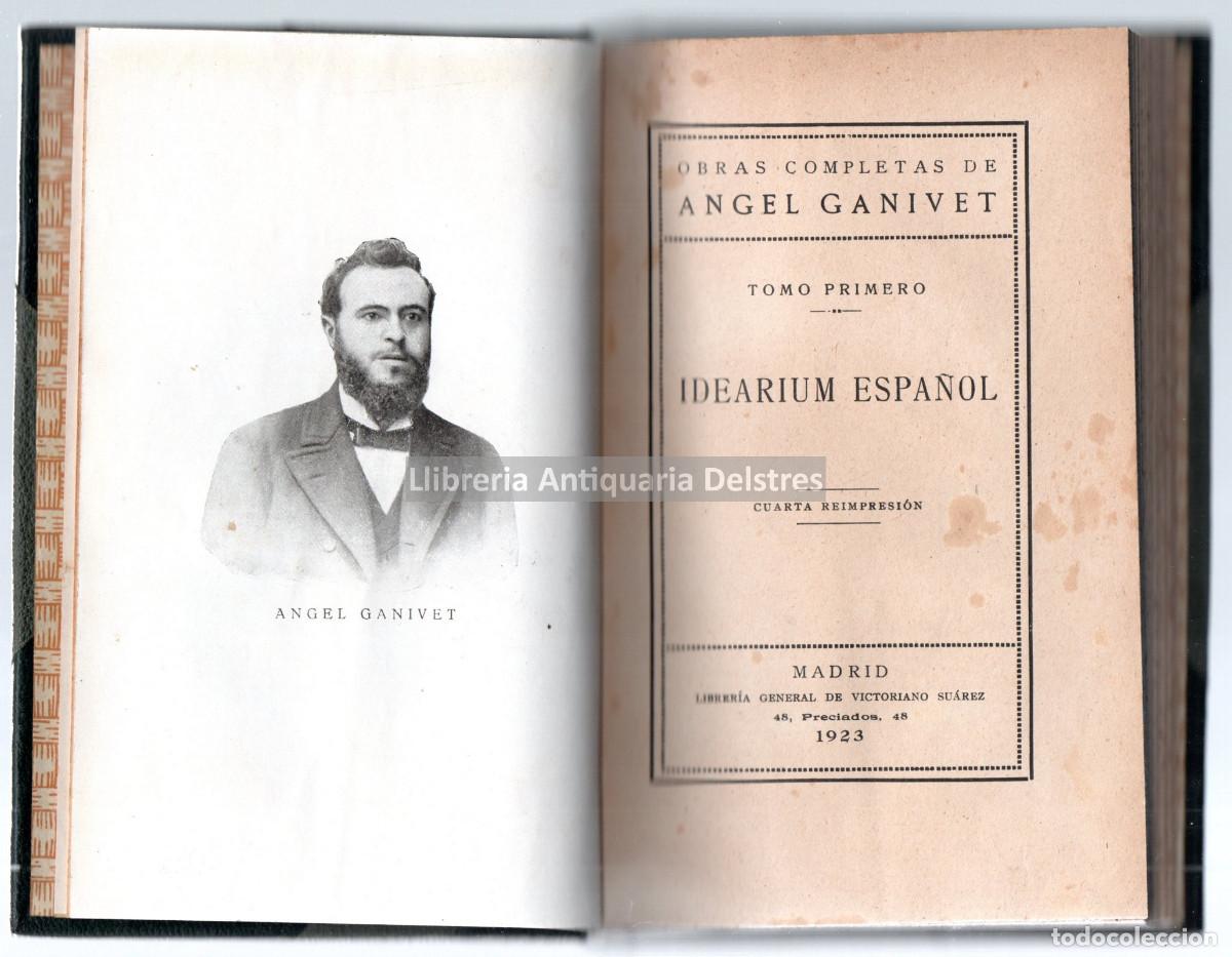 Libros: Ganivet, Angel. - Idearium espa&ntilde;ol. - Foto 1
