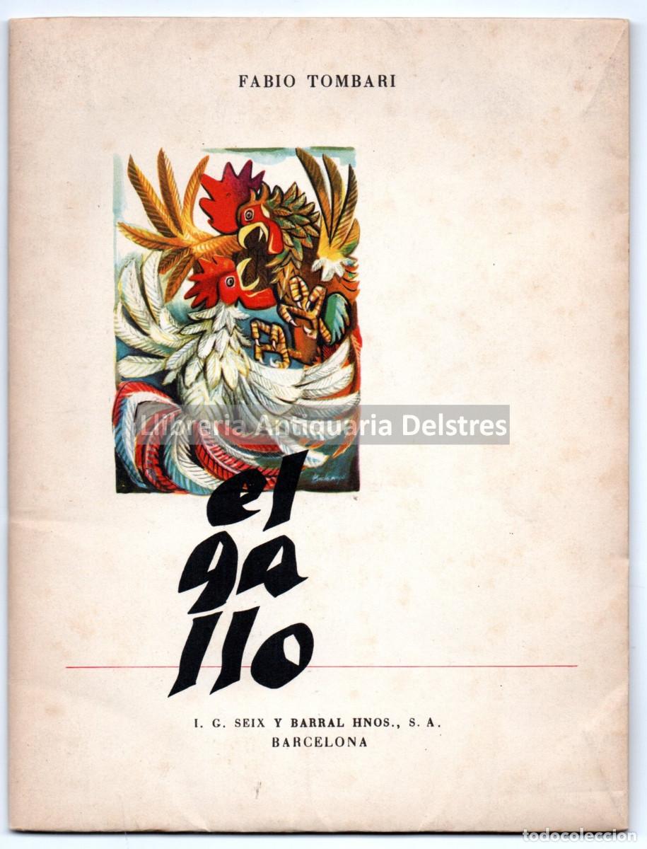 Libros: Tombari, Fabio. - El gallo. Versi&oacute;n espa&ntilde;ola de Juan Petit. - Foto 1