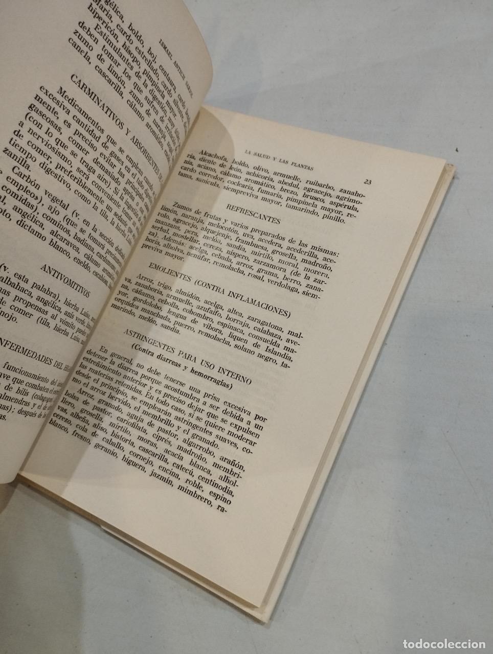 Libros: Ismael Antich - La salud y las plantas - Foto 2