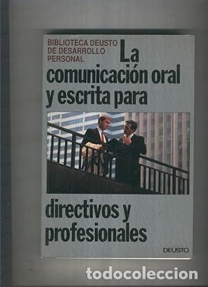 Libros: La comunicaci&oacute;n oral y escrita para directivos y profesionales