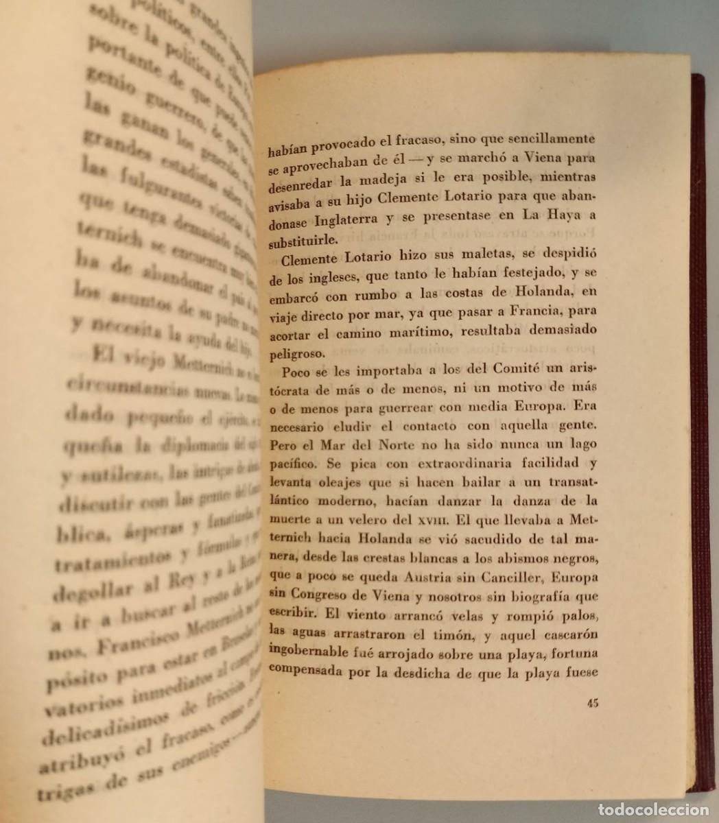 Libros: Talleyrand. Metternich. - GONZ&Aacute;LEZ RUIZ, Nicol&aacute;s: - Foto 4
