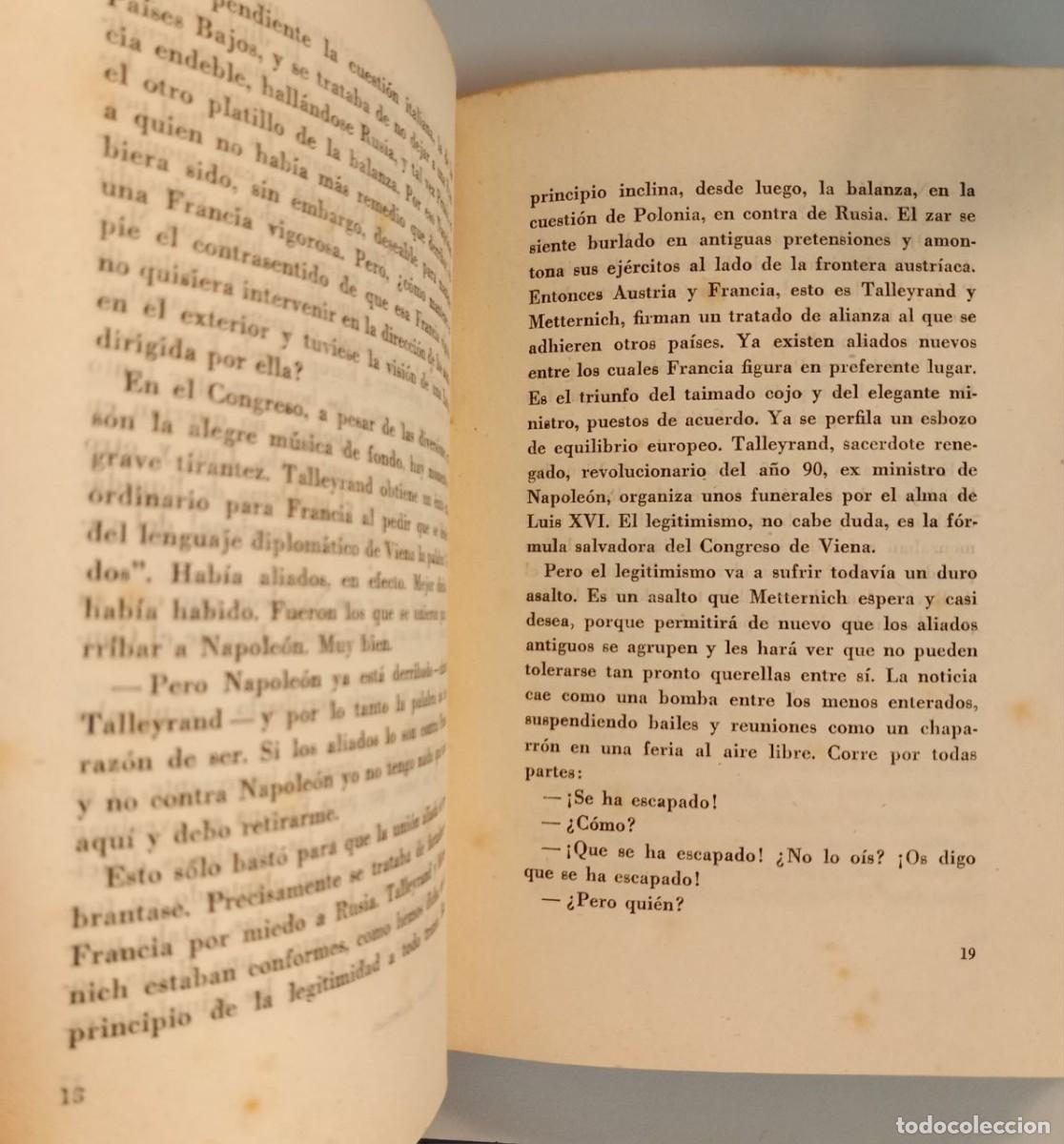 Libros: Talleyrand. Metternich. - GONZ&Aacute;LEZ RUIZ, Nicol&aacute;s: - Foto 7