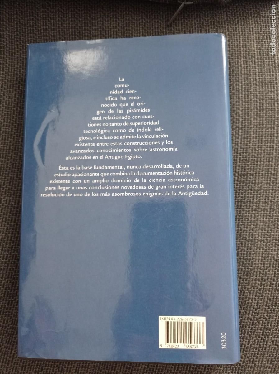 Libros: Libro El misterio de Ori&oacute;n. Robert Bauval y Adri&aacute;n Gilbert. C&iacute;rculo de lectores. 1996. - Foto 2