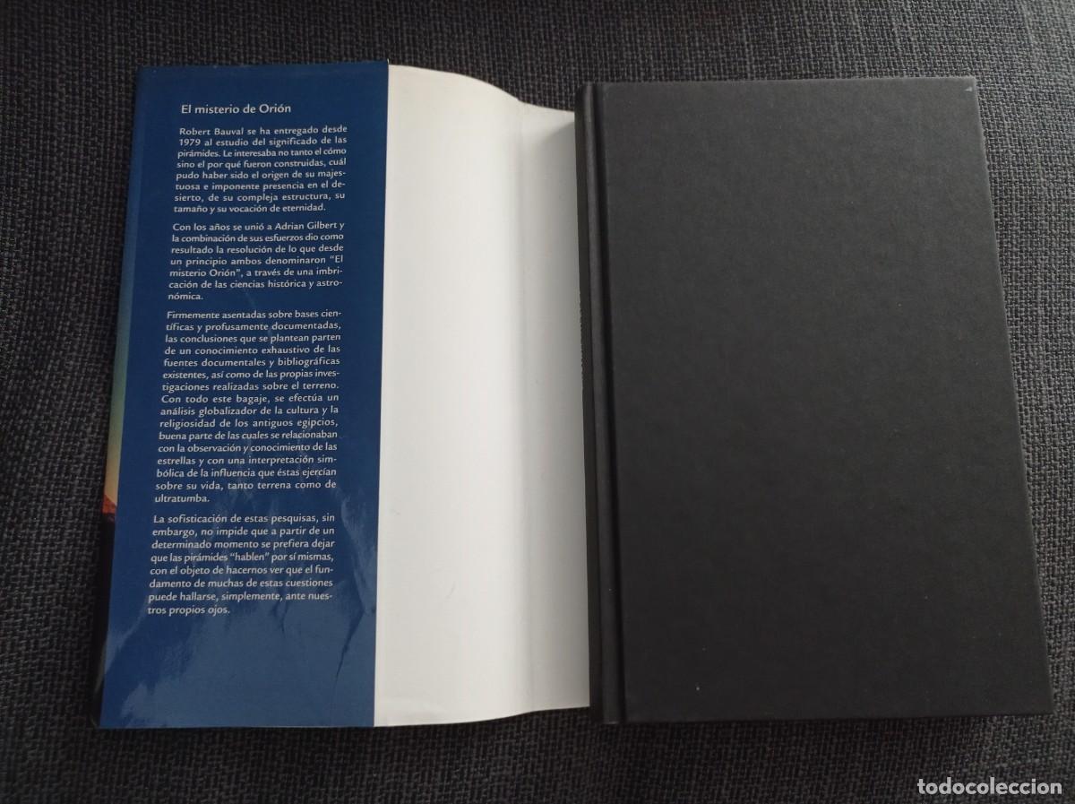 Libros: Libro El misterio de Ori&oacute;n. Robert Bauval y Adri&aacute;n Gilbert. C&iacute;rculo de lectores. 1996. - Foto 3