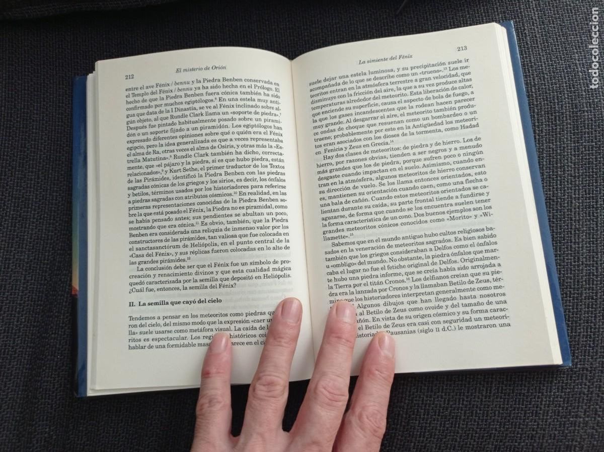 Libros: Libro El misterio de Ori&oacute;n. Robert Bauval y Adri&aacute;n Gilbert. C&iacute;rculo de lectores. 1996. - Foto 14