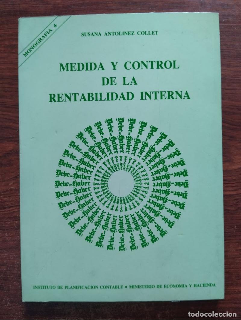 Libros: Medida y control de la rentabilidad interna - Susana Antol&iacute;nez Collet - Foto 1
