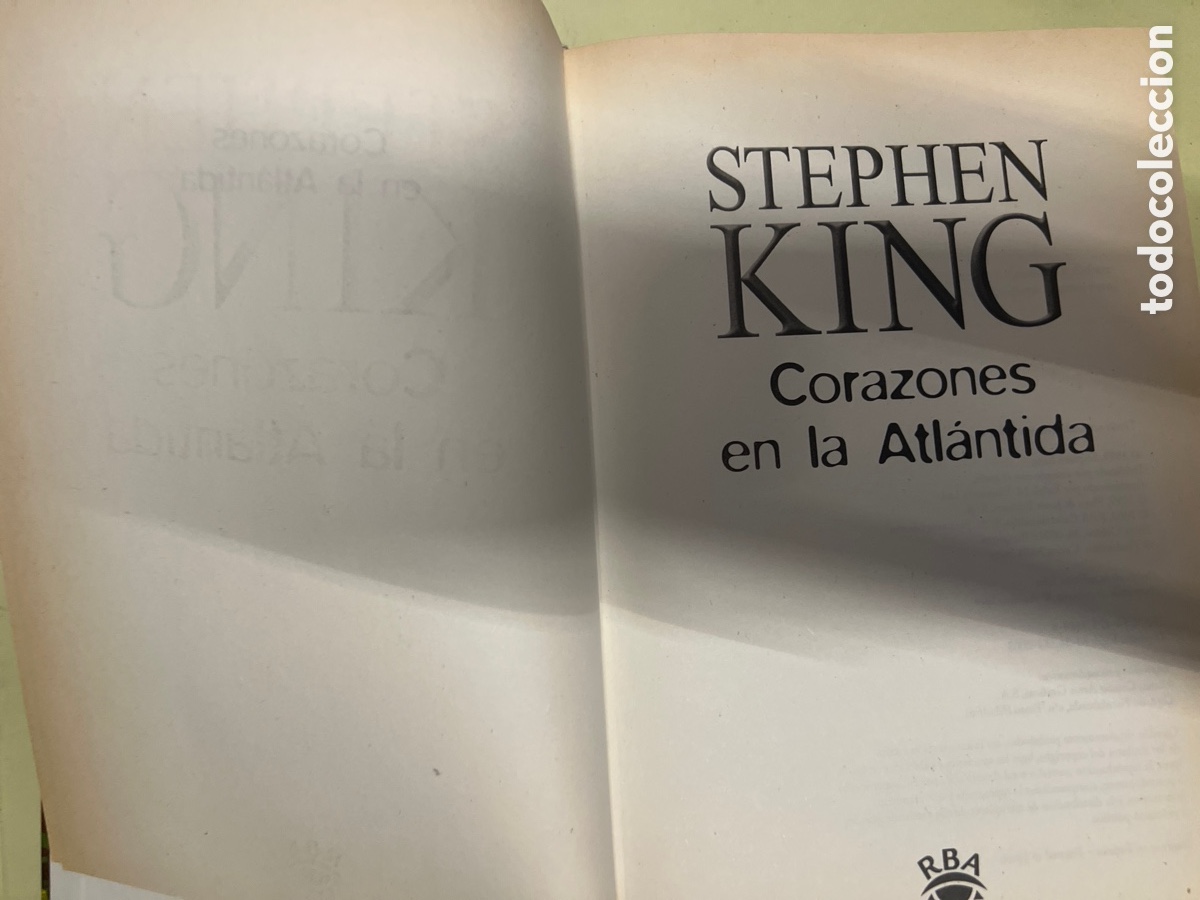 Libros: T2/B0/29. Corazones en la Atl&aacute;ntida.- King, Stephen - Foto 2