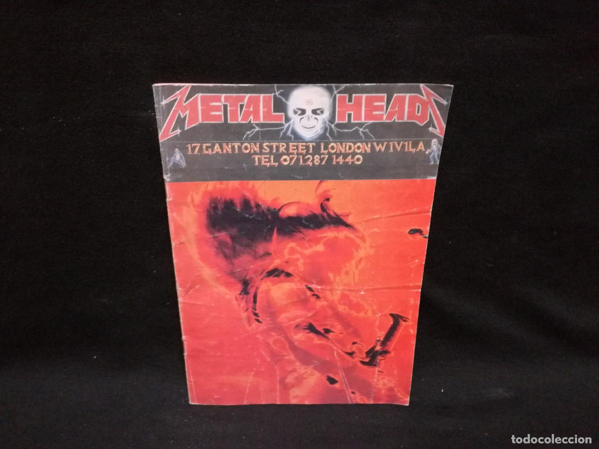 books: LIBRO - REVISTA CATALOGO TIENDA METAL HEADS METALHEAD DE LONDRES - A&Ntilde;OS 90 - MUSICA HEAVY PUNK ROCK
