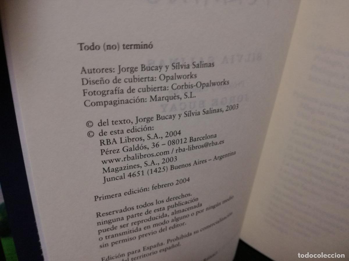 Libros: LIBRO - TODO NO TERMINO - SILVIA SALINAS - Foto 2