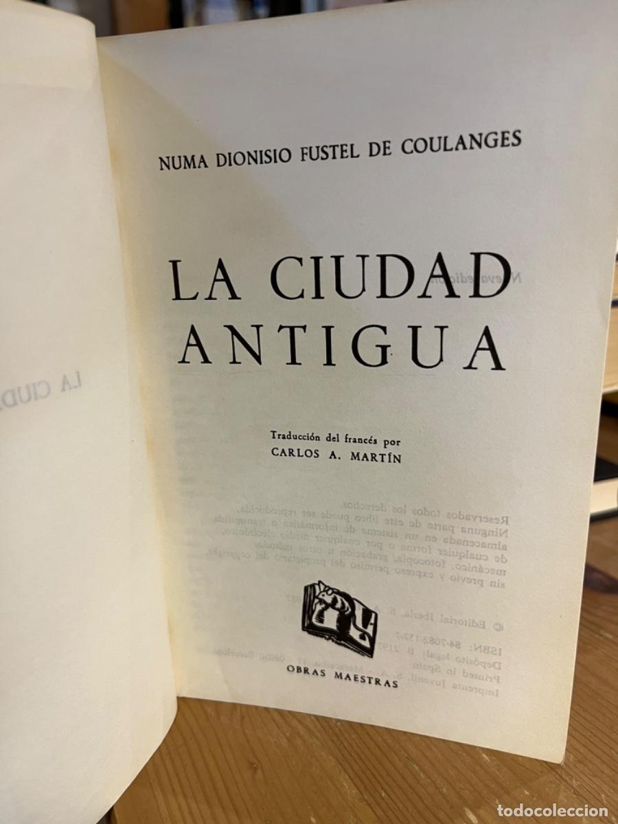 Libros: La ciudad antigua - Fustel de Coulanges - Foto 2