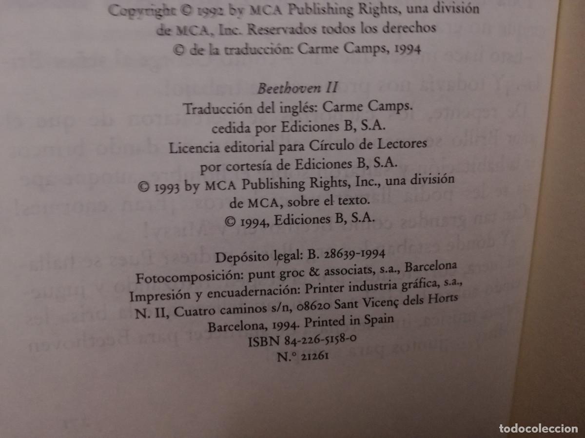 Libros: LIBRO - BEETHOVEN - ROBERT TINE - Foto 2
