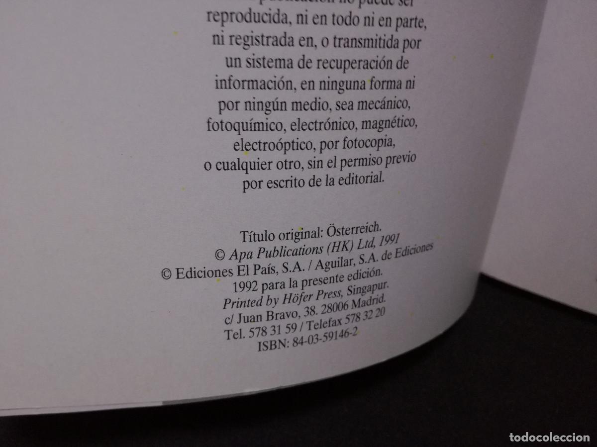 Libros: LIBRO - AUSTRIA - LOS LIBROS DEL VIAJERO - EL PAIS AGUILAR - Foto 2