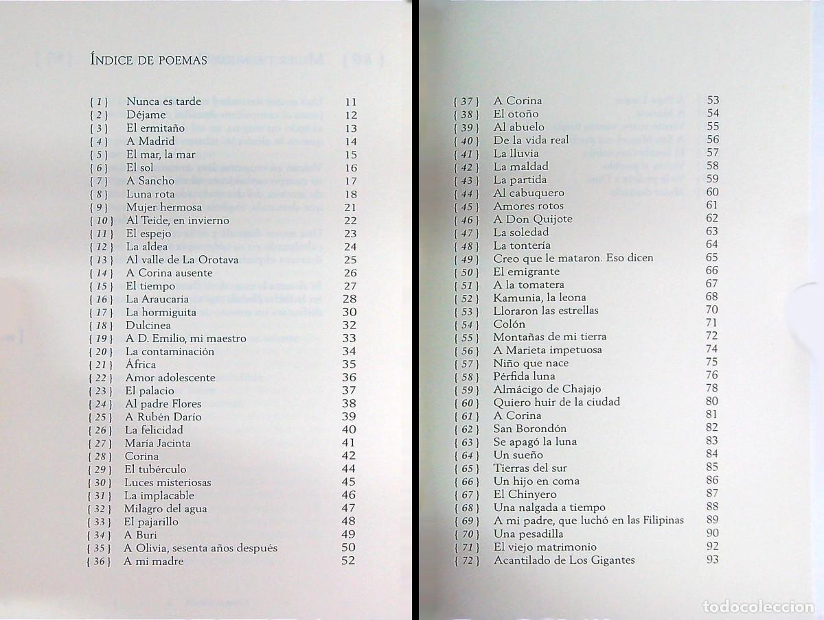 Libros: NUNCA ES TARDE - FRANCISCO TEJERA FEO - 2007 - CANARIAS - Foto 2