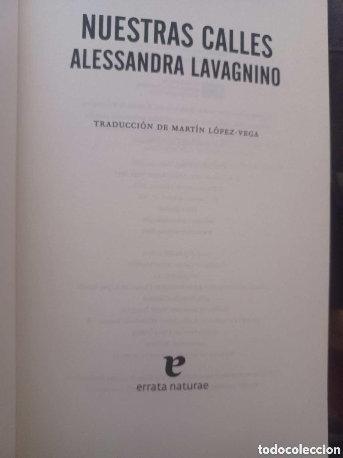Libros: Barybook C65. Nuestras calles Alessandra Lavagnino errata Nature - Foto 3