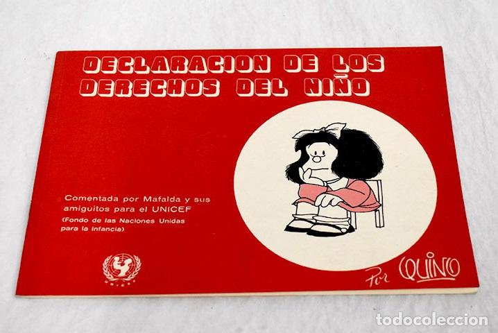 Libros: Declaraci&oacute;n de los Derechos del Ni&ntilde;o.- Quino - Foto 1