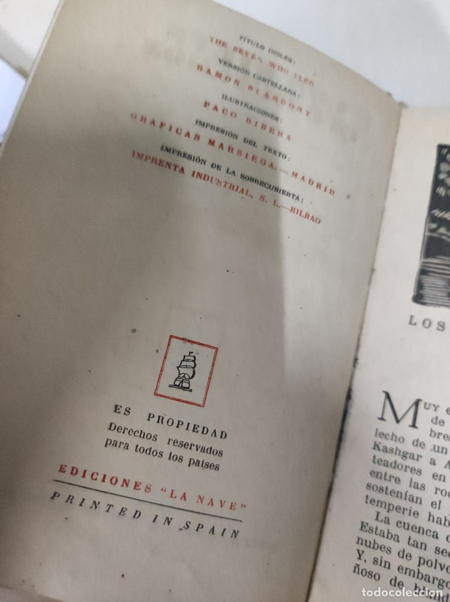 Libros: LOS SIETE QUE HUYERON. FREDERIC PROKOSCH. EDICIONES LA NAVE - Foto 3