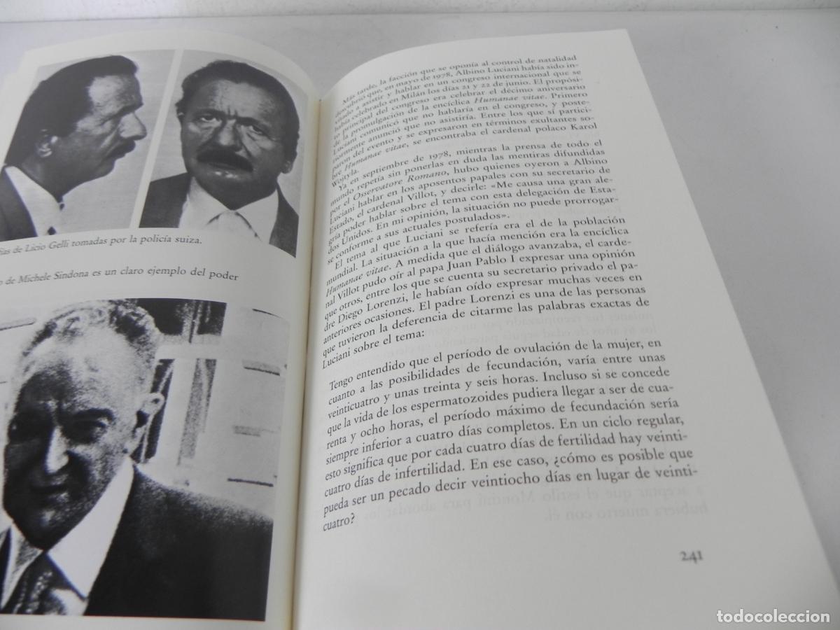 Libros: EN NOMBRE DEL PADRE (DAVID A. YALLOP) CIRCULO DE LECTORES-1994 - Foto 9
