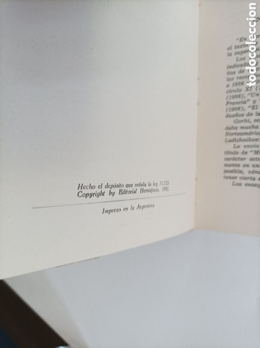 Libros: En Norteam&eacute;rica. Mis intervius&nbsp;/ M&aacute;ximo Gorki - Foto 6